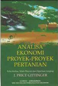 Image of ANALISA EKONOMI PROYEK-PROYEK PERTANIAN