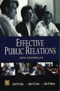 Image of EFFECTIVE PUBLIC RELATIONS (EDISI KESEMBILAN)