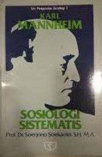 Image of KARL MANNHEIM SOSIOLOGI SISTEMATIS
