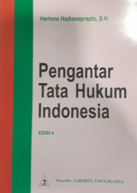 Image of PENGANTAR TATA HUKUM INDONESIA