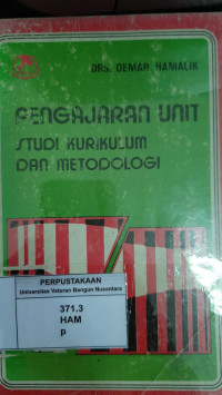 Image of PENGAJARAN UNIT STUDI KURIKULUM DAN METODOLOGI