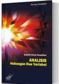 Image of STATISTIK UNTUK PENELITIAN : ANALISIS HUBUNGAN DUA VARIABEL