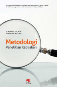 Image of METODOLOGI PENELITIAN KEBIJAKAN