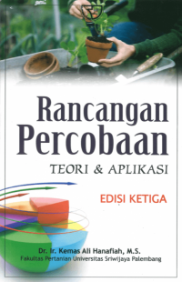 Image of RANCANGAN PERCOBAAN : TEORI & APLIKASI