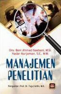 Image of MANAJEMEN PENELITIAN